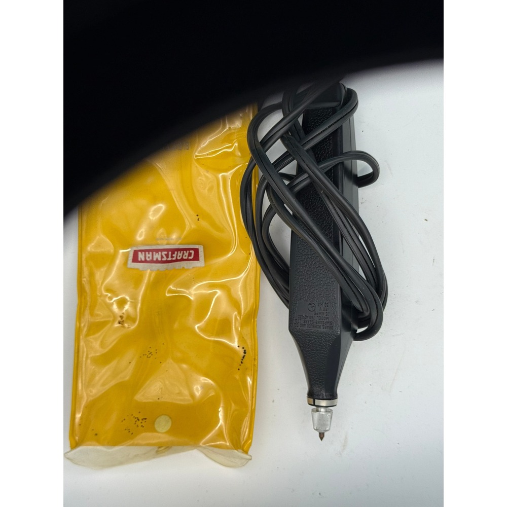 Craftsman‎ Electric Engraver Tool  Black Vintage 758.42960 Pouch